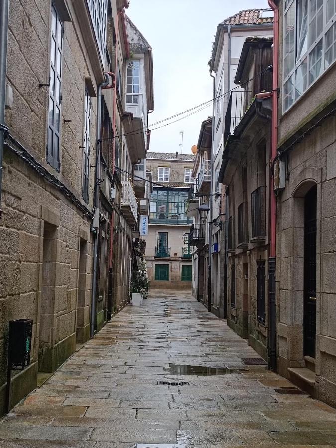 A Barca De Pedra Hostel Padron Luaran gambar